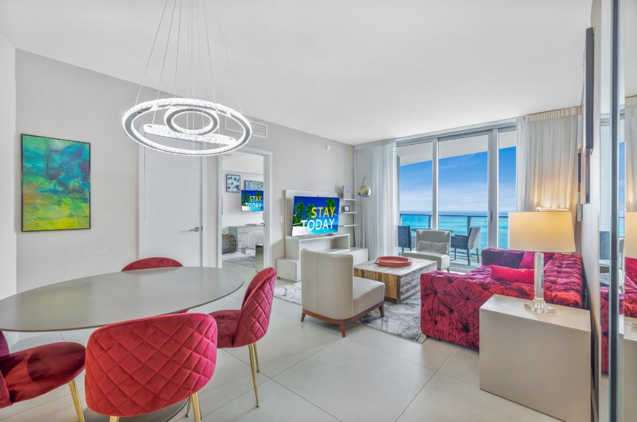 Seashore Resort - 2 Bedroom Right On The Beach Direct Ocean-View With Amenities On The Rooftop 할리우드 외부 사진