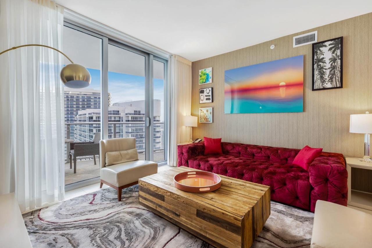 Seashore Resort - 2 Bedroom Right On The Beach Direct Ocean-View With Amenities On The Rooftop 할리우드 외부 사진